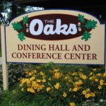 The Oaks Dining Hall Sign